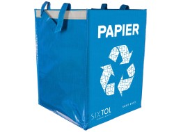 Borsa per raccolta differenziata SORT EASY PAPIER, 30x30x40 cm, 36 l