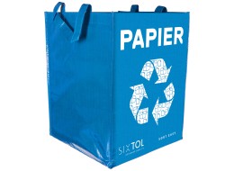 Sacco per rifiuti differenziati SORT EASY PAPIER, 30x30x40cm, 36l