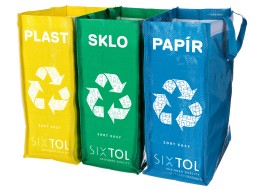 Borse per rifiuti differenziati SORT EASY 3 SLIM, 18x30x40 cm, 3 x 22 l, 3 pezzi