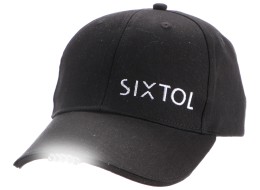 Cappellino con luce LED B-CAP 25 lm, ricaricabile, USB, taglia unica, nero