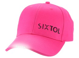 Cappellino con visiera con luce LED B-CAP 25lm, ricaricabile, USB, taglia unica, rosa