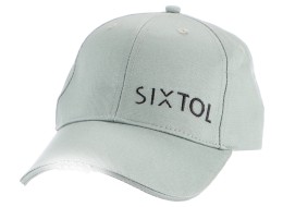 Cappellino con visiera con luce LED B-CAP 25lm, ricaricabile, USB, taglia unica, verde