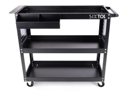 Carrello da officina per attrezzi MECHANIC TROLLEY ROGER MAX, 3 ripiani