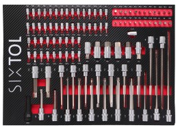 Modulo con utensili per carrello da officina MECHANIC TOOL TRAY 2, 102 pezzi