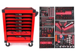 Carrello portaattrezzi MECHANIC TROLLEY KEVIN RED 326, 7 cassetti, 326 attrezzi
